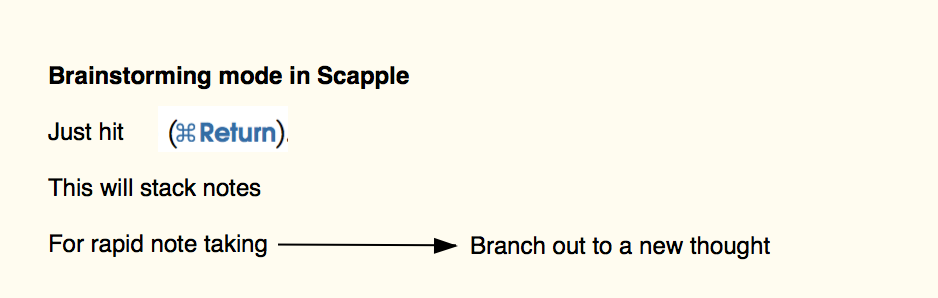 scapple insert picture